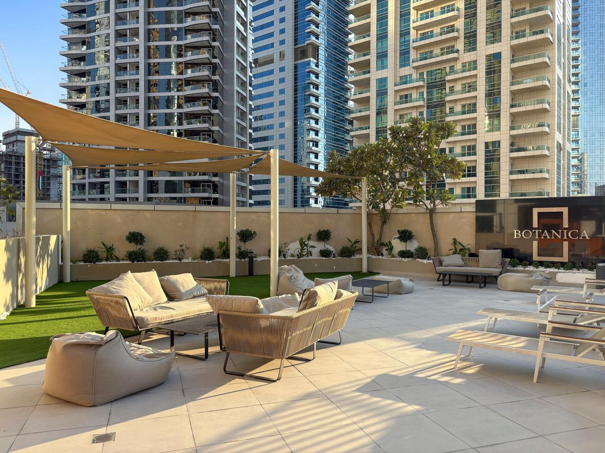 Spacious 1Br Botanica Towers, Dubai Marina Apartment Exterior foto